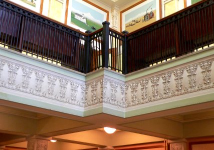 Charles Mix courthouse 1st floor looking up 2