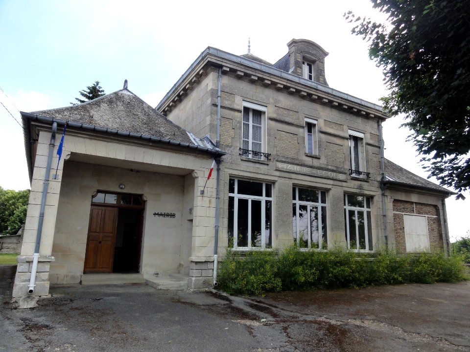 Chavigny (Aisne) mairie-école