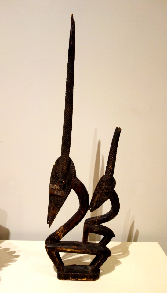 Chi Wara Headdress, Bamana people, Mali, 20th century, wood - Huntington Museum of Art - DSC05130