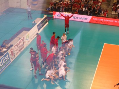 Chaumont Volley-Ball 52 vs Fakel Novy Urengoy, Challenge Cup, 12 avril 2017 - 09