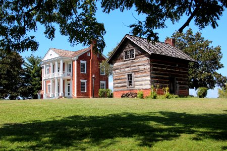 Chief Vann House and detached kitchen, Sept 2017 1
