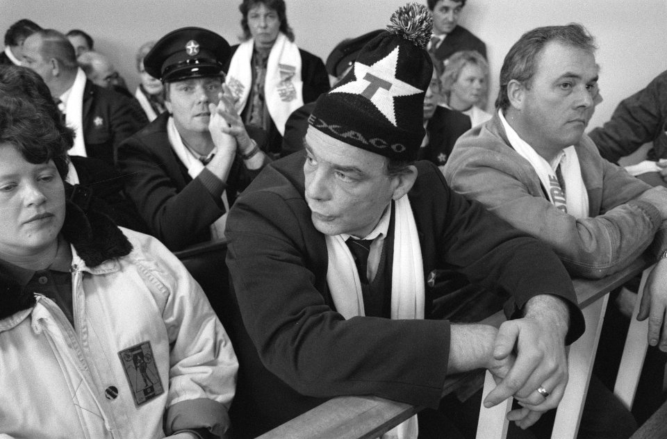 Chauffeurs van Texaco in de rechtszaal, Bestanddeelnr 934-3933