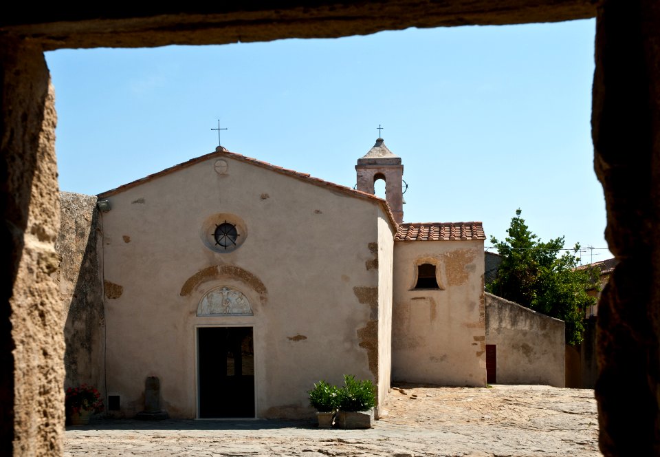 Chiesa di Santa Croce a Populonia from castle