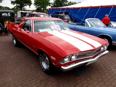 Chevrolet El Camino, Belgian licence registration ZDY-912 pA photo