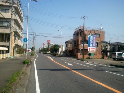 Chiba prefectural road no.5 at Kogasaki