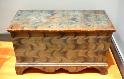Chest, New York or Connecticut, 1800-1825, painted poplar - Brooklyn Museum - DSC09571