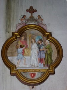 Chemin de croix de Pont-Authou, station 01