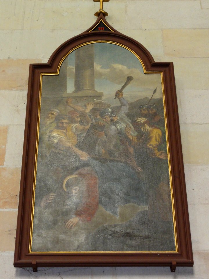 Chemin de croix de la basilique Notre-Dame de Cléry, station 03