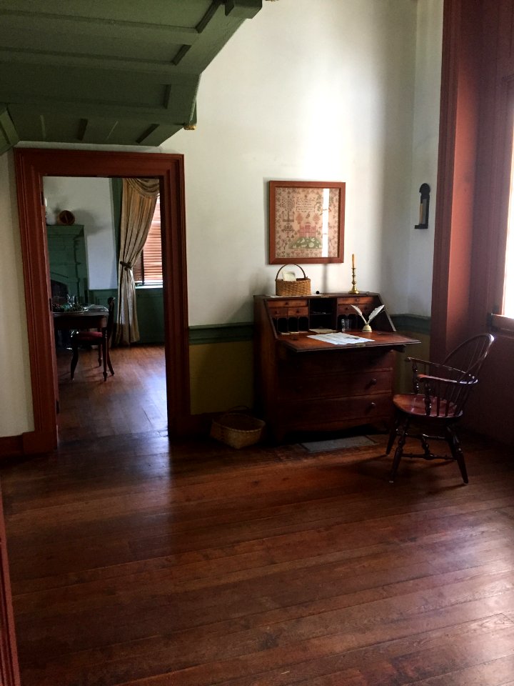 Chief Vann House first floor hallway, Sept 2017