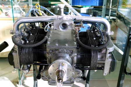 Chevrolet Corvair engine, aircraft conversion, 1960s - Evergreen Aviation & Space Museum - McMinnville, Oregon - DSC00495