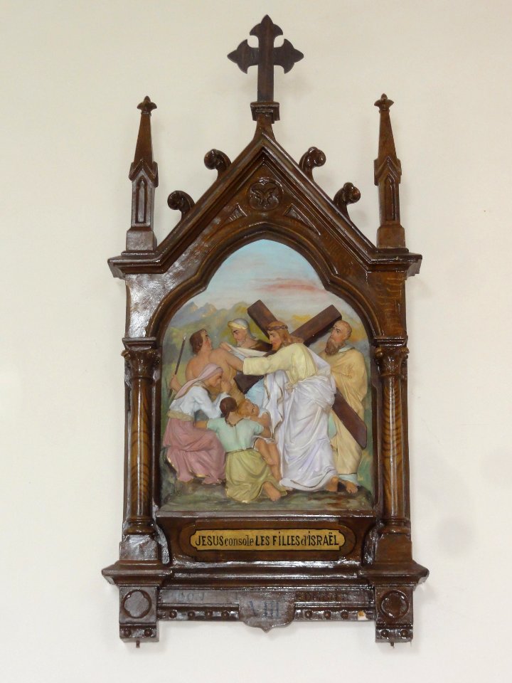 Chemin de croix de l'église Saints-Pierre-et-Paul de Dorengt, station 08