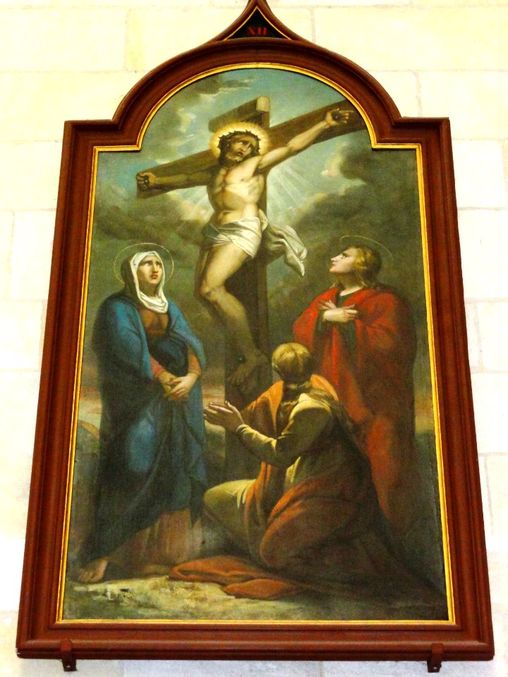Chemin de croix de la basilique Notre-Dame de Cléry, station 12