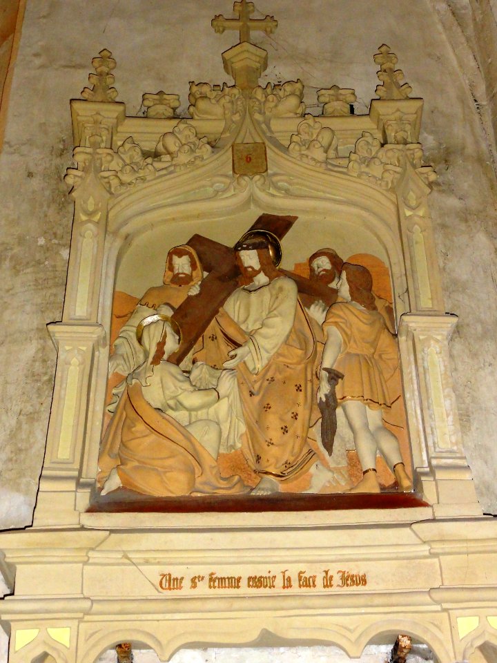 Chemin de croix de l'église de Longeville-en-Barrois, station 06