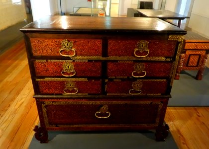 Chest of drawers, Indo-Portuguese, 17th century - Museu Nacional de Machado de Castro - Coimbra, Portugal - DSC00271