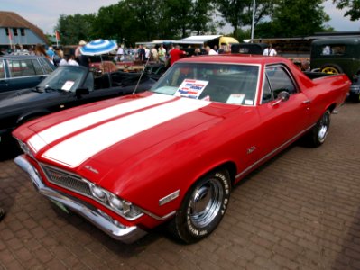 Chevrolet El Camino 1968, Belgian licence registration ZDY-912 p2 photo