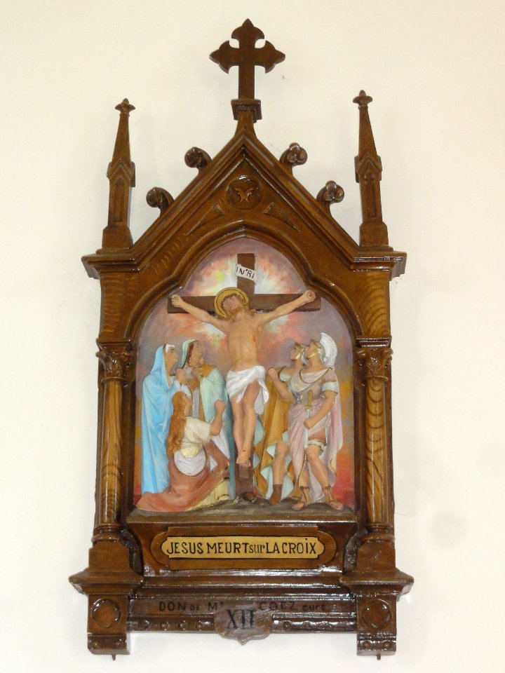 Chemin de croix de l'église Saints-Pierre-et-Paul de Dorengt, station 12