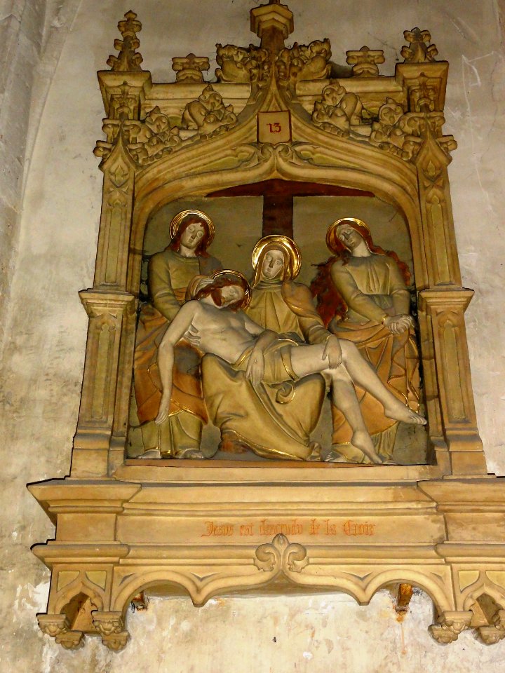 Chemin de croix de l'église de Longeville-en-Barrois, station 13