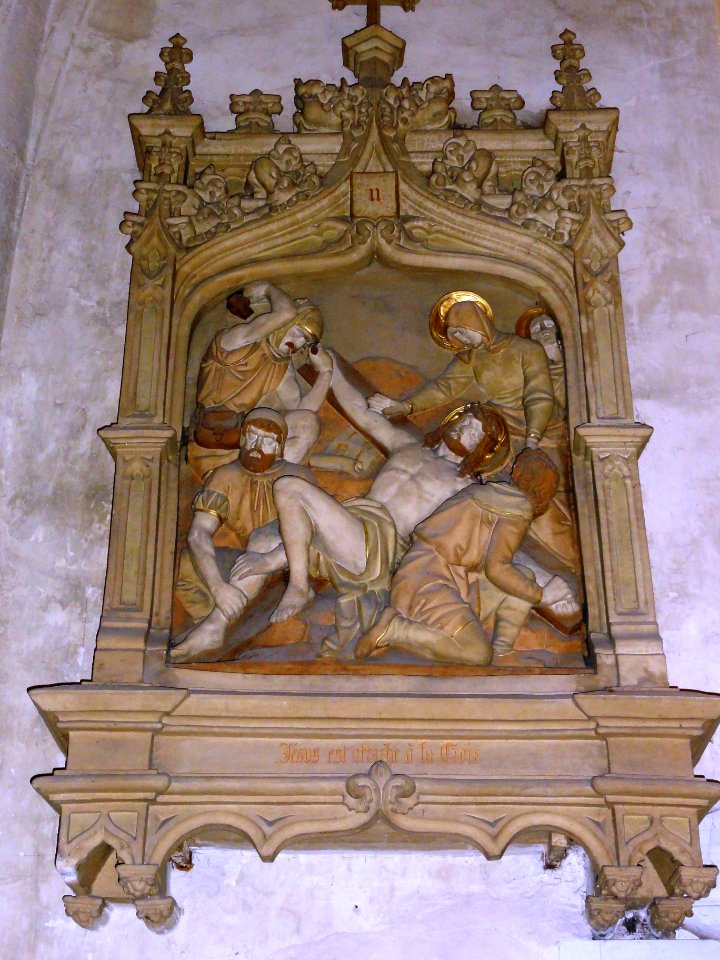 Chemin de croix de l'église de Longeville-en-Barrois, station 11