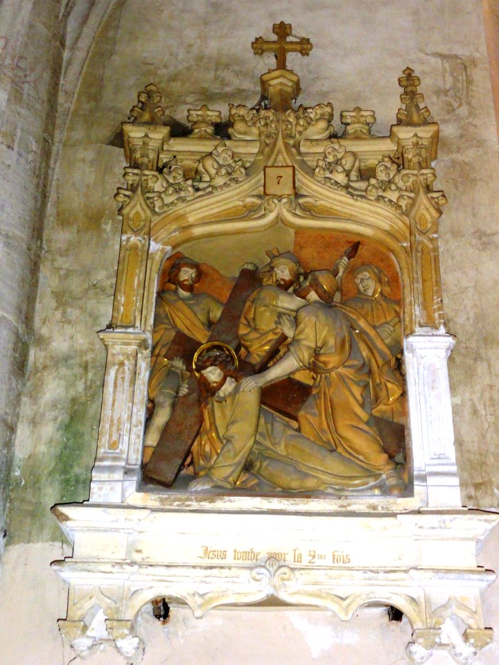 Chemin de croix de l'église de Longeville-en-Barrois, station 07