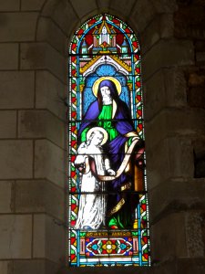 Chey (Deux-Sèvres) église, vitrail 3