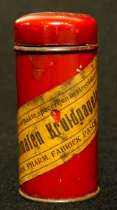 Chemische Pharmaseutische fabriek, Zeist, Gemalen Kruidnagelen busje, foto 5