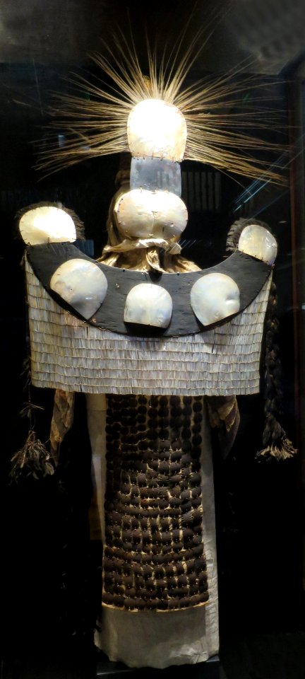 Chief mourner's costume, Tahiti, Society Islands, Bishop Museum, 1971.198.001a-f
