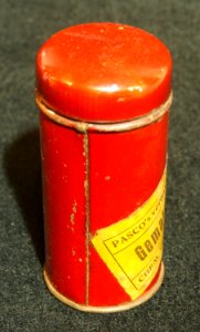 Chemische Pharmaseutische fabriek, Zeist, Gemalen Kruidnagelen busje, foto 9