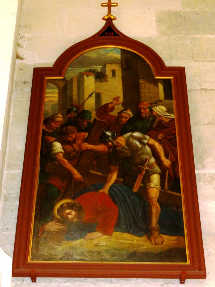 Chemin de croix de la basilique Notre-Dame de Cléry, station 07