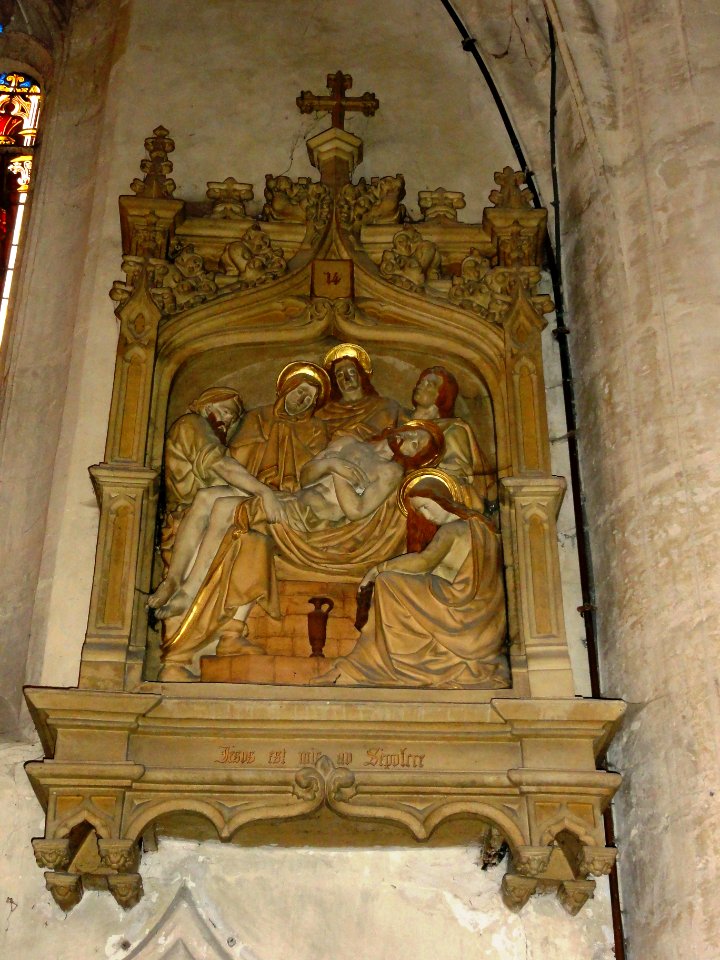 Chemin de croix de l'église de Longeville-en-Barrois, station 14