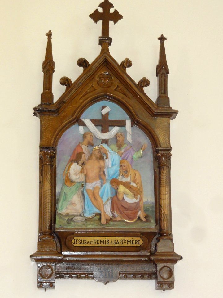 Chemin de croix de l'église Saints-Pierre-et-Paul de Dorengt, station 13