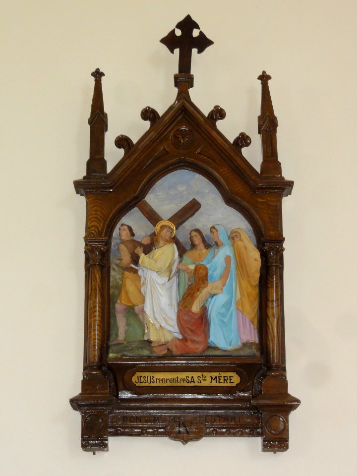 Chemin de croix de l'église Saints-Pierre-et-Paul de Dorengt, station 04