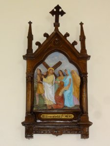 Chemin de croix de l'église Saints-Pierre-et-Paul de Dorengt, station 04