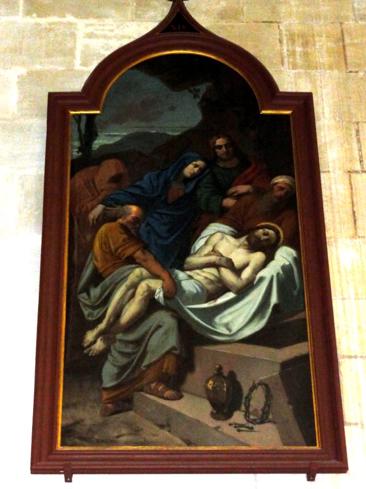 Chemin de croix de la basilique Notre-Dame de Cléry, station 14