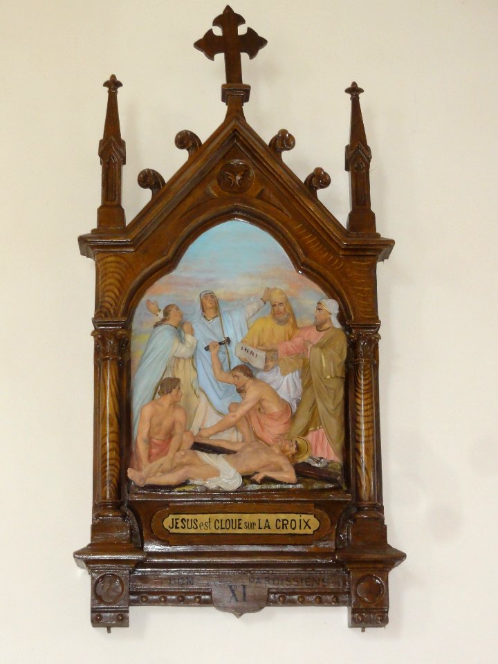 Chemin de croix de l'église Saints-Pierre-et-Paul de Dorengt, station 11