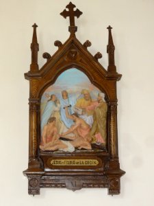 Chemin de croix de l'église Saints-Pierre-et-Paul de Dorengt, station 11