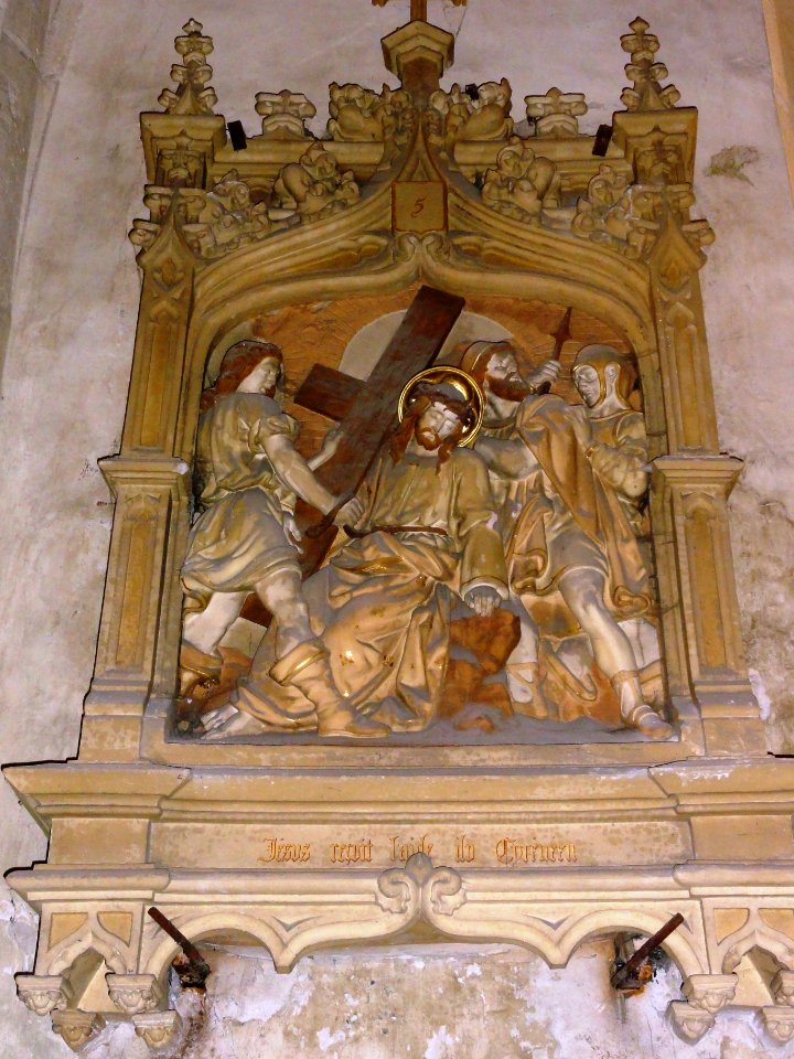 Chemin de croix de l'église de Longeville-en-Barrois, station 05