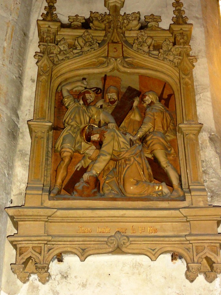 Chemin de croix de l'église de Longeville-en-Barrois, station 03
