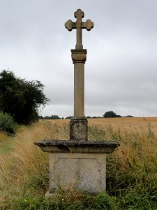 Chenières (Meurthe-et-M.) croix de chemin nord
