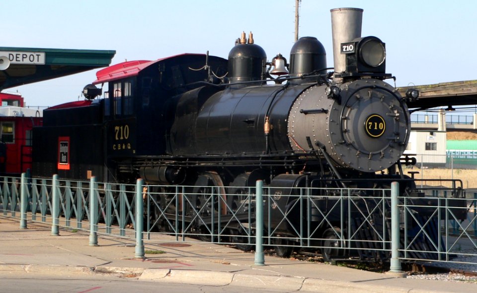 Chicago Burlington Quincy Locomotive 710 (3)