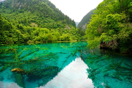 Sichuan jiuzhaigou lake photo
