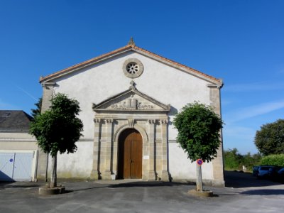 Chenay (Deux-Sèvres) ancien temple protestant, salle polyvalente