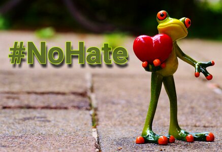 Hashtag hate no hate posts