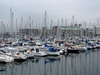 Cherbourg (Manche, Fr) Port de plaisance