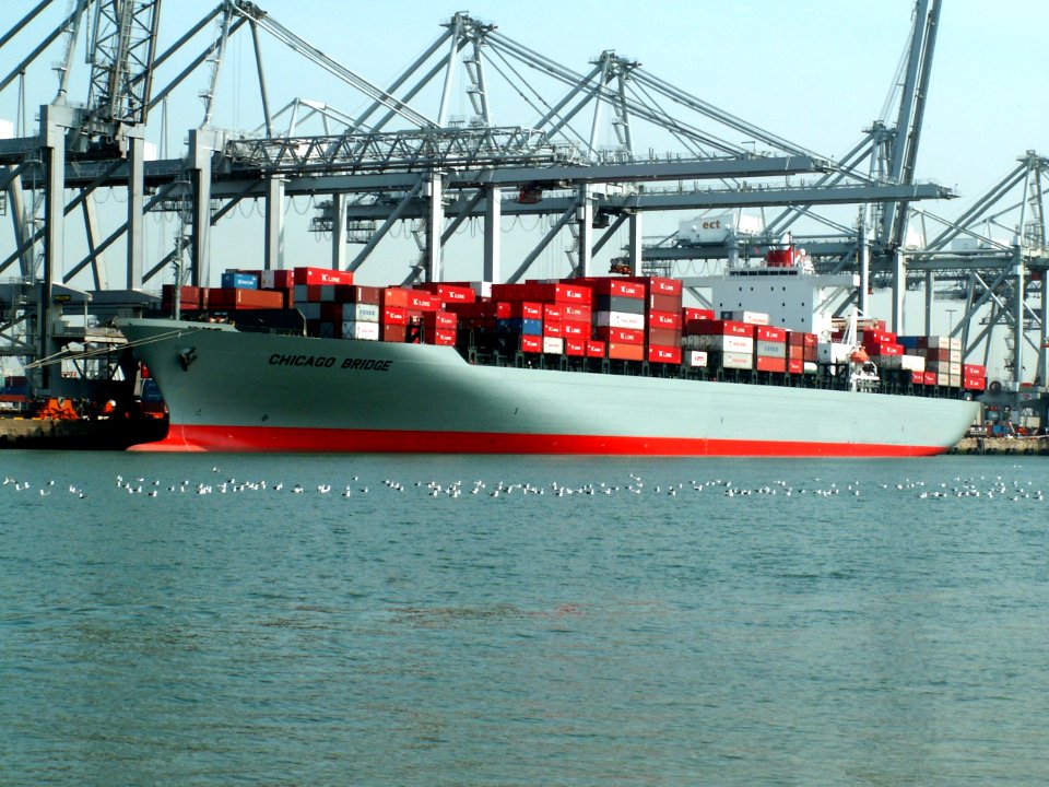 Chicago Bridge IMO 9247558 , at the Amazone harbour, Port of Rotterdam, Holland 04-May-2006