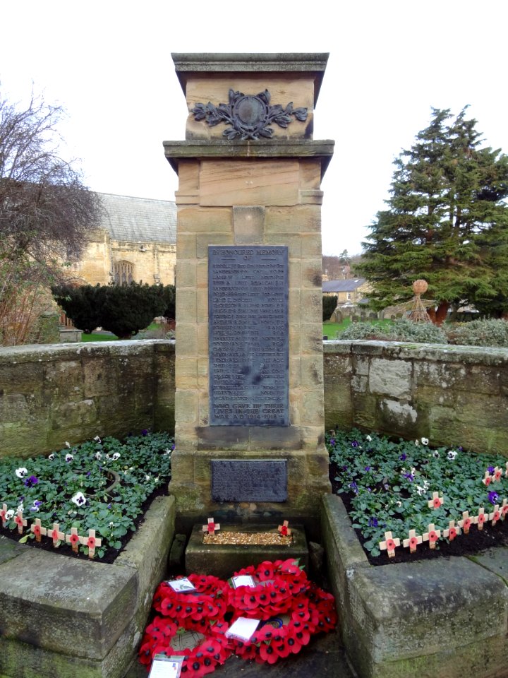 Churchyard Walls, Gate And War Memorial