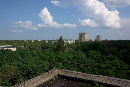 Chernobyl nuclear disaster aftermath abandoned town of Pripyat 01