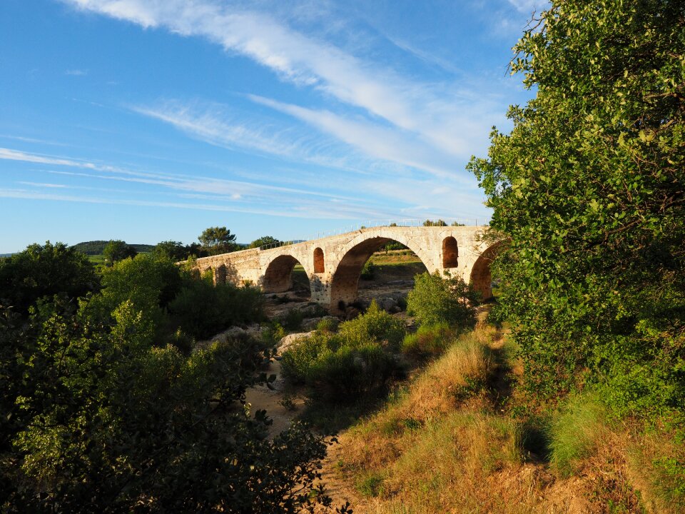 Stone arch bridge roman building