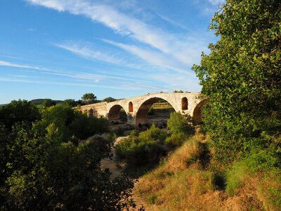 Stone arch bridge roman building