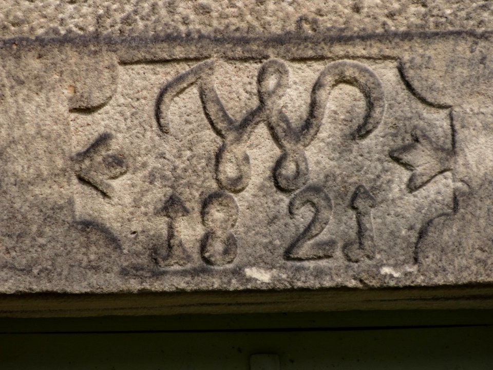 Church Schmerfeld inscription window 2
