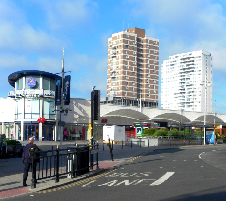 Churchill Square, Chartwell Court and Sussex Heights, Brighton (May 2013)